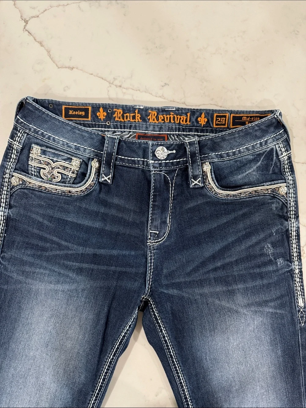 Rock Revival dark blue
